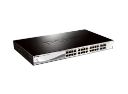 D-Link Smart Switch PoE 24 porte Gigabit e 2 SFP DGS_1210-28P