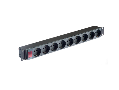 Tecnosteel barra di alimentazione a 9 prese con spia luminosa F3041NS