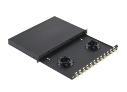 Panduit cassetto ottico NKFD1W12BLDSC con 12 adattatori