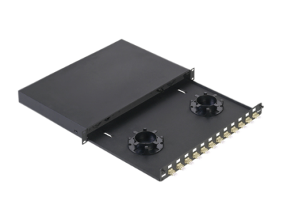 Panduit cassetto ottico NKFD1W12BLDSC con 12 adattatori