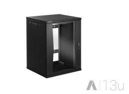 Tecnosteel armadio rack a parete nero Compact Net 13 U