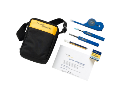 Fluke NEtworks kit per pulizia fibra ottica con OneClick Cleaners NFC-KIT-CASE-E