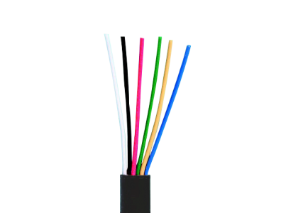 Optronics cavo telefonico piatto con 6 conduttori in rame CAPI6N