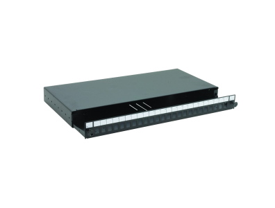 Optronics cassetto ottico scorrevole vuoto con 1 U e 24 porte SC simplex / LC duplex S03XXX00