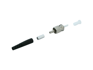 Optronics connettore ST multimodale simplex 3mm boot nero STMM3BLK