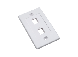 Optronics placcauniversale per Scatole 503 2 uscite OPT-FP-2P