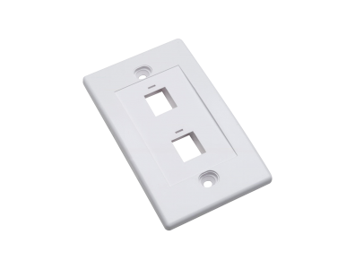 Optronics placcauniversale per Scatole 503 2 uscite OPT-FP-2P