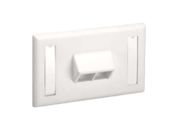 Panduit placca inclinata orizzontale 2 posizioni NK2HSFAWY