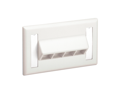 Panduit placca inclinata orizzontale 4 posizioni NK4HSFIWY