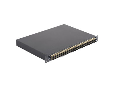 Panduit cassetto ottico multimodale con 24 adattatori LC duplex per fibra NKFD1W24EIDLC