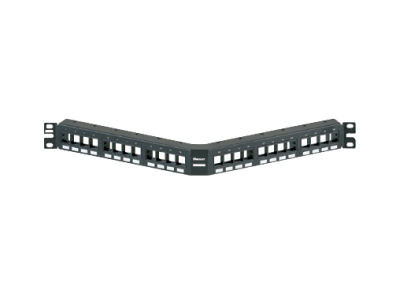 Panduit patch panel angolato NetKey 24 porte NKPPA24FMY