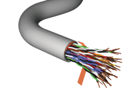 Brand-rex Cavo in rame telefonico di Categoria 3 24 AWG U/UTP 100 cp LSF/OH C3U-100PR-HF1