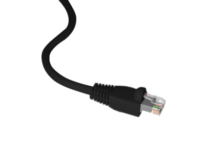 brandrex patchcord Ca6 24AWG nera