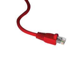 brandrex patchcord Ca6 24AWG rossa