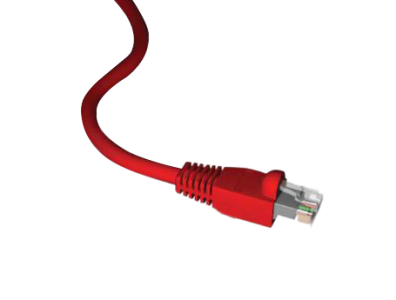 brandrex patchcord Ca6 24AWG rossa