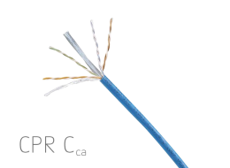 Panduit cavo dati rame U/UTP CPR Cca Cat6 24 AWG NUY6C04XX-CE