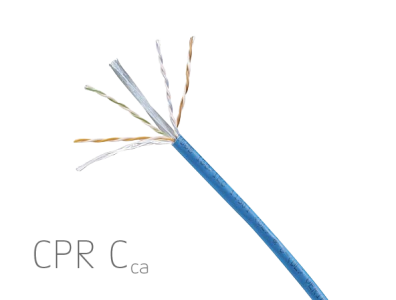 Panduit cavo dati rame U/UTP CPR Cca Cat6 24 AWG NUY6C04XX-CE