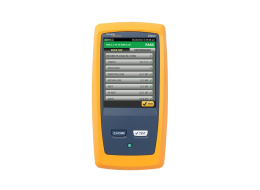 Fluke CableAnalyzer DSX2-5000 INT